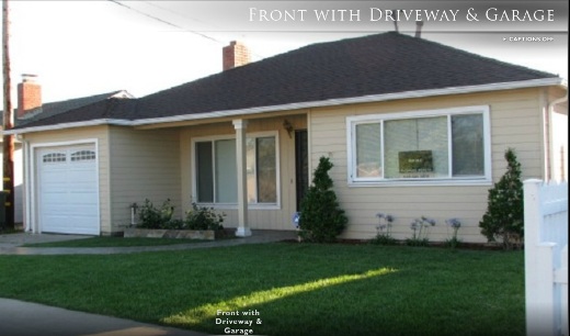 front of house with garage